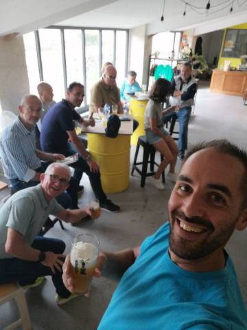 Balade vlo du Houblon sauvage en groupe