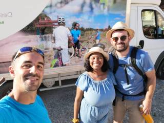 Clo & Clem avec Original Vlo Tour